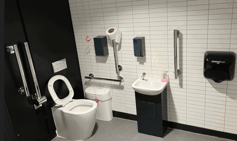 The Ink Building accessible toilet