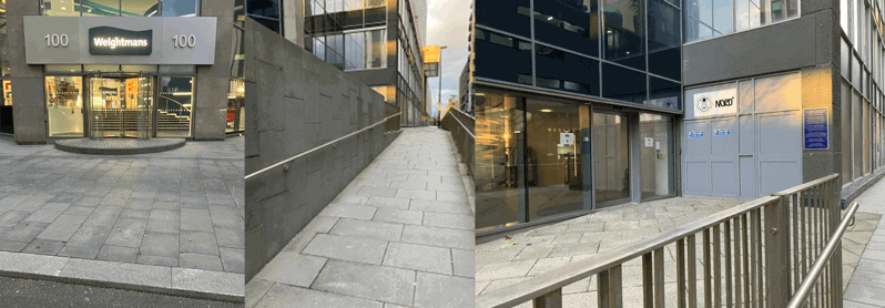 access to our Liverpool office building